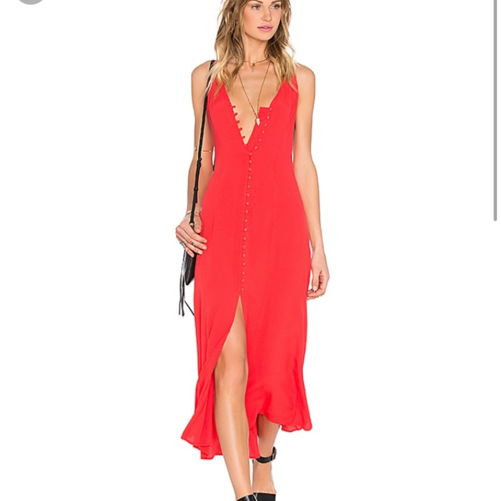 Privacy Please Lomax Button Up Midi Dress